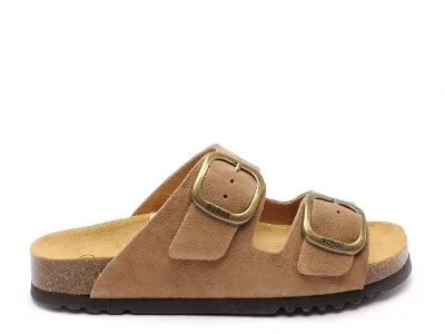 NOELLE Marron Mules et Sabots Plats Femme