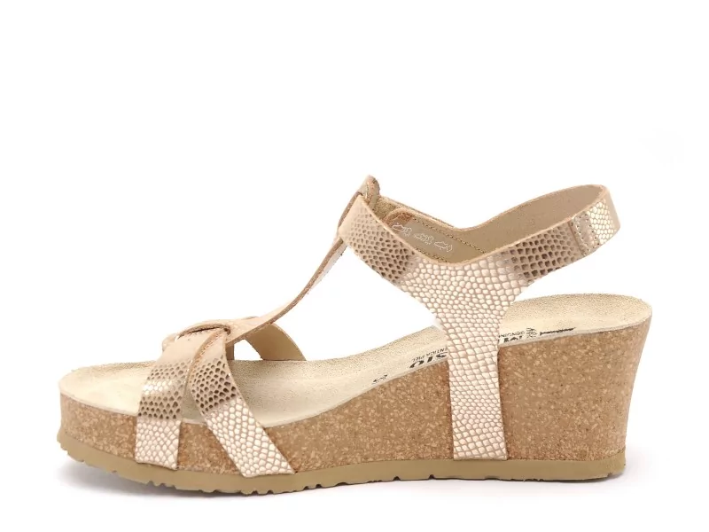 Mephisto 2824P5141929 LIVIANE HAVANA Or Sandales à Talons Femme
