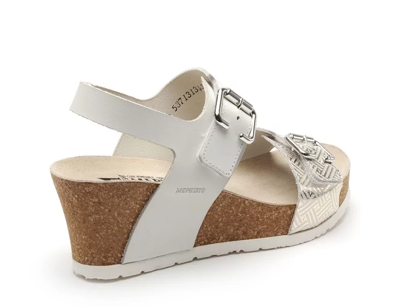 Mephisto 2321P5148846 LISSANDRA SANDANYL Blanc Sandales à Talons Femme