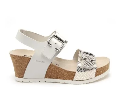 2321P5148846 LISSANDRA SANDANYL Blanc Sandales à Talons Femme