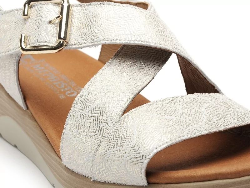 Mephisto 648 P5146864 CLAUDINE Blanc Sandales à Talons Femme