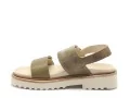 Mephisto 7042P5147363 VIOLAINE Kaki Sandales Plates Femme