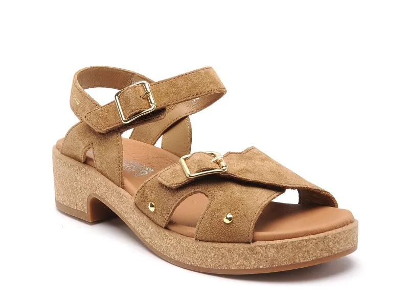 Mephisto 7103P5149706 FEDORA Marron Sandales à Talons Femme