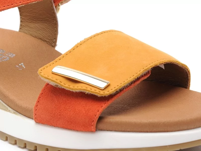 Mephisto 6419P5148860 JEANIE Orange Sandales à Talons Femme