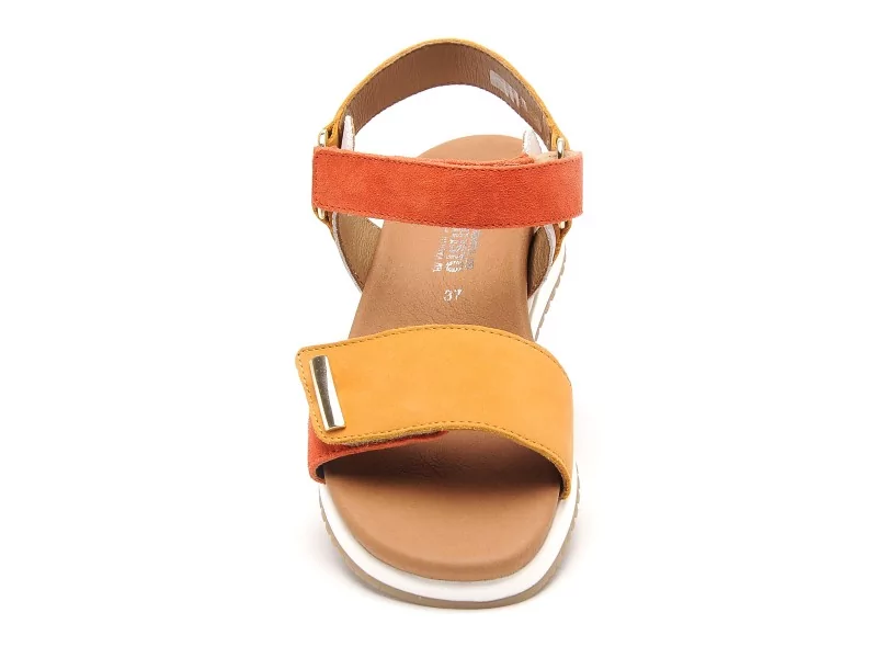 Mephisto 6419P5148860 JEANIE Orange Sandales à Talons Femme