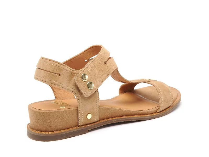 Mamzelle OISIN Beige Sandales Plates Femme