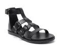 Tamaris 28125 46 Noir Sandales Plates Femme