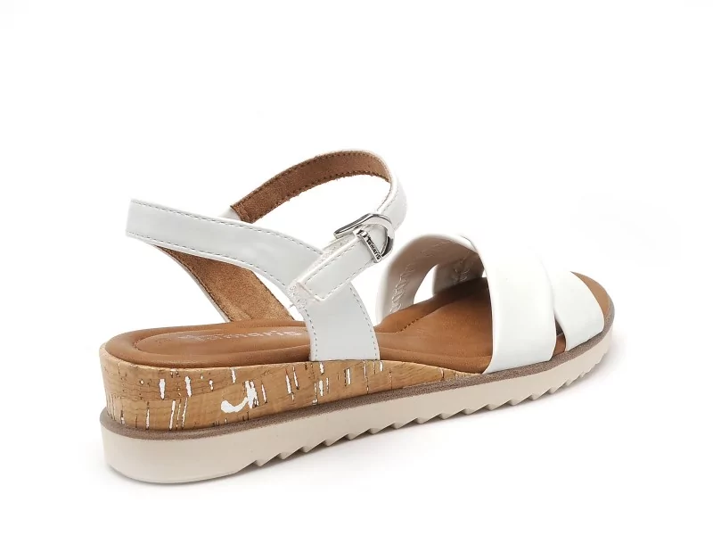 Tamaris 28106 44 Blanc Sandales à Talons Femme