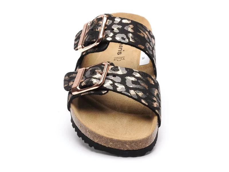 Tamaris 27523 46 Noir Mules et Sabots Plats Femme