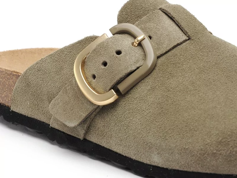 Tamaris 27600 44 Kaki Mules et Sabots Plats Femme