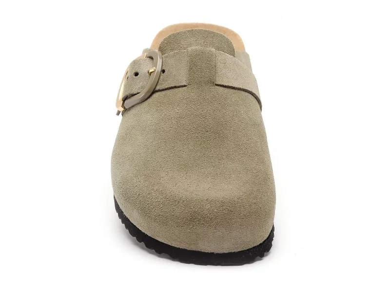 Tamaris 27600 44 Kaki Mules et Sabots Plats Femme