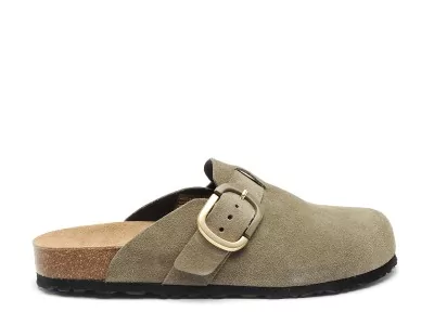 27600 44 Kaki Mules et Sabots Plats Femme