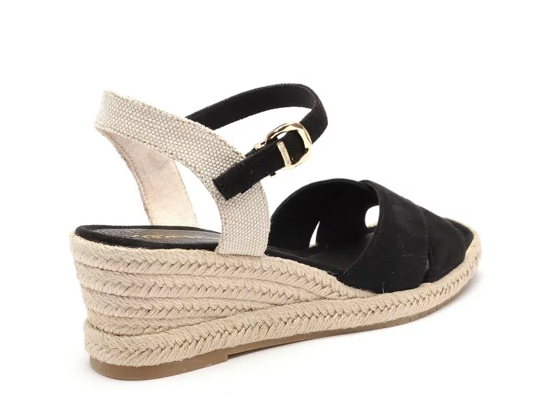 Tamaris 28367 46 Noir Sandales à Talons Femme