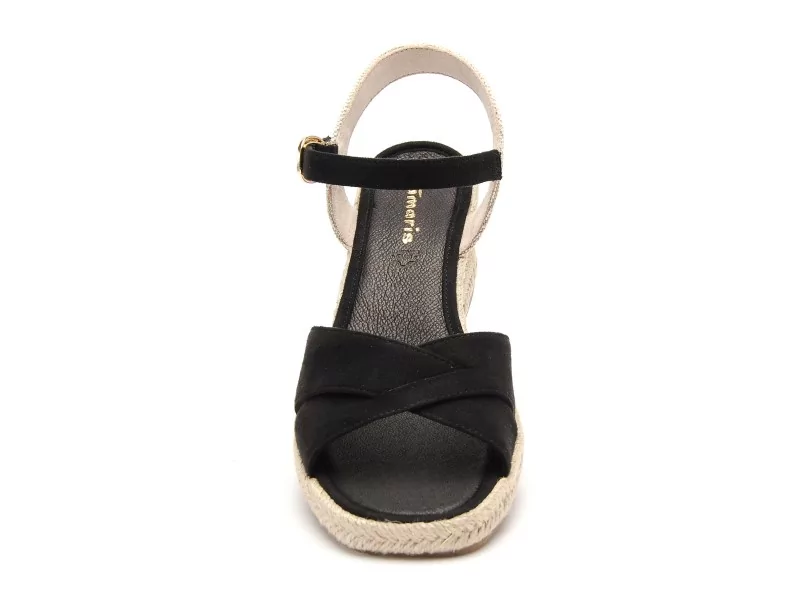 Tamaris 28367 46 Noir Sandales à Talons Femme