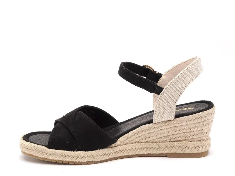 Tamaris 28367 46 Noir Sandales à Talons Femme