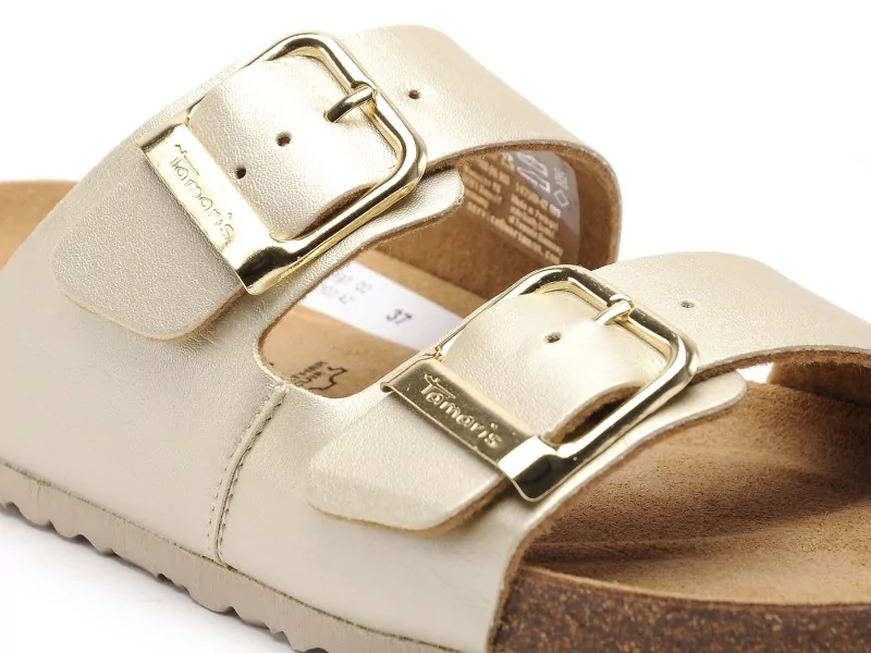 Tamaris 27503 42 Or Mules et Sabots Plats Femme
