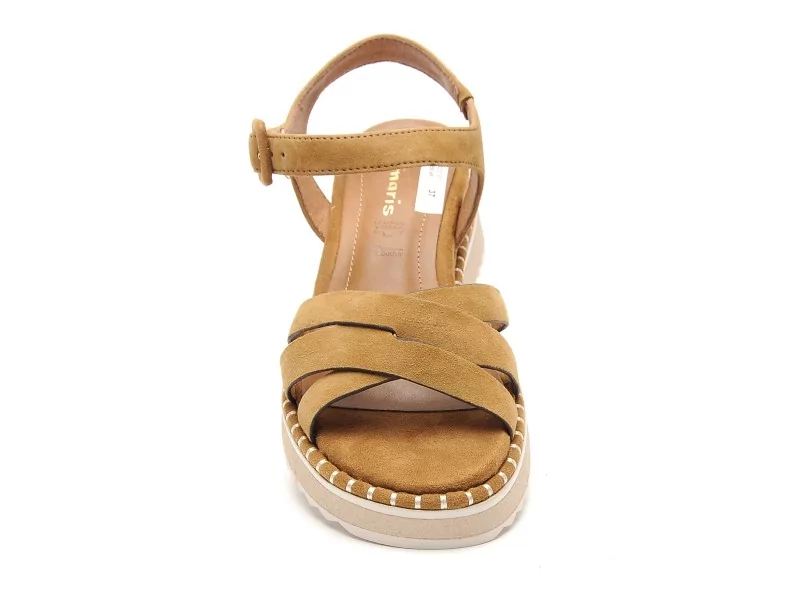 Tamaris 28269 46 Marron Sandales à Talons Femme