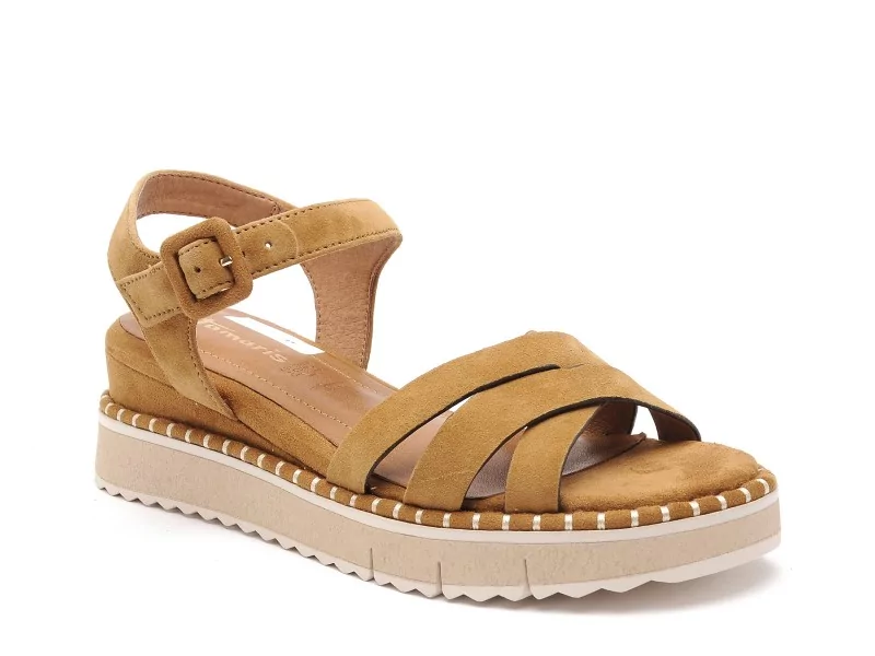 Tamaris 28269 46 Marron Sandales à Talons Femme