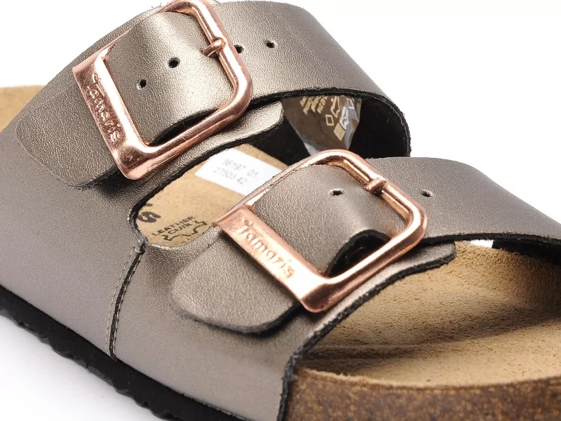 Tamaris 27503 42 Bronze Mules et Sabots Plats Femme