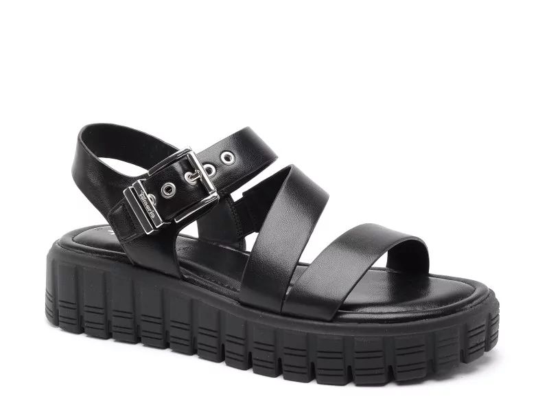 Tamaris 28233 46 Noir Sandales à Talons Femme