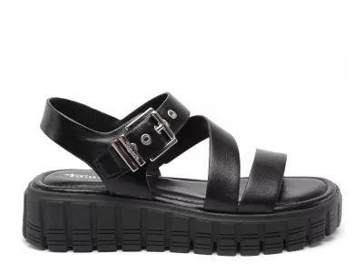 28233 46 Noir Sandales à Talons Femme