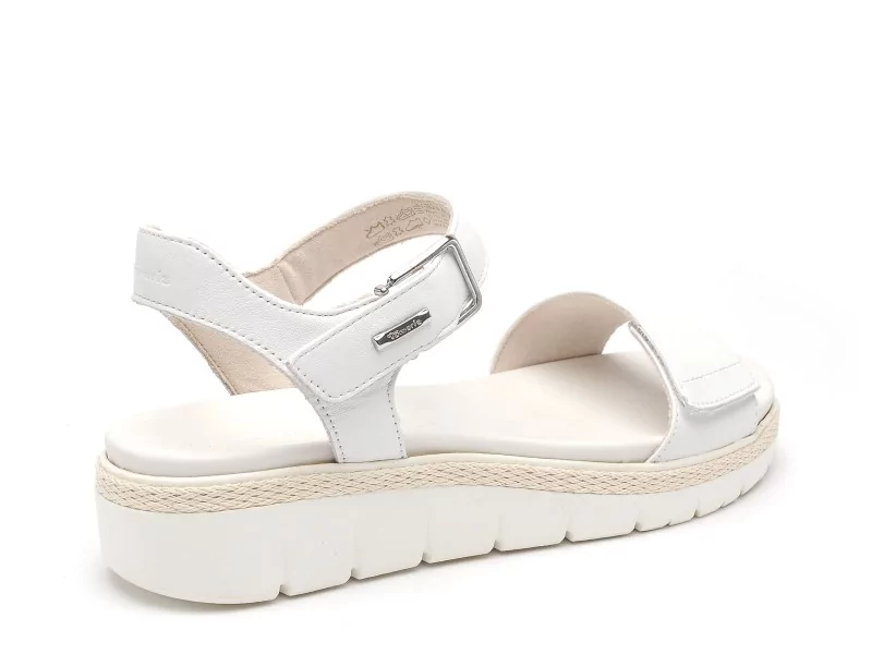 Tamaris 28260 42 Blanc Sandales à Talons Femme