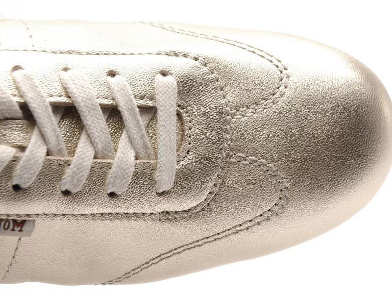 Mephisto 7201 P5149119 BONITA Or Baskets Basses Femme