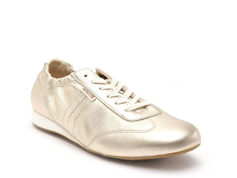Mephisto 7201 P5149119 BONITA Or Baskets Basses Femme