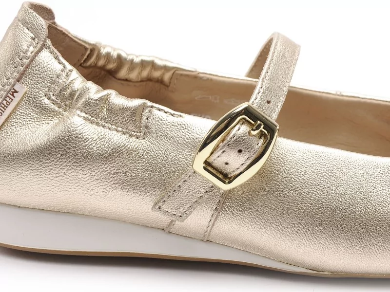 Mephisto 7218 P5149478 BELLE Or Ballerines Femme