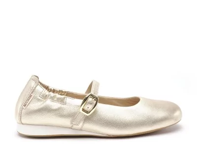7218 P5149478 BELLE Or Ballerines Femme