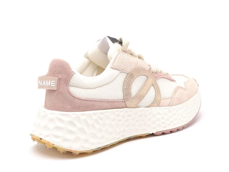 No Name CARTER JOGGER Rose Baskets Basses Femme