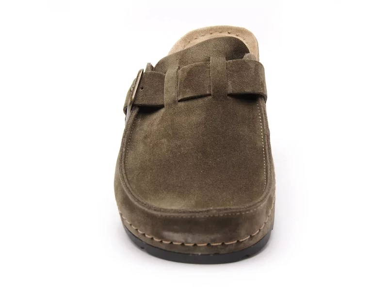 Scholl BORA MOC Kaki Mules Homme