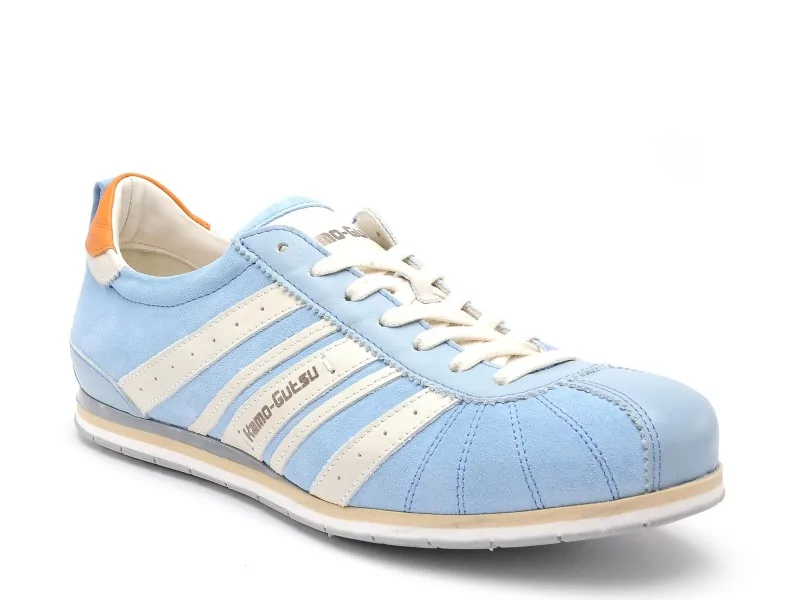 Kamogutsu TIFO 046 Bleu Baskets Basses Homme