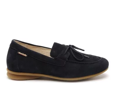 7215P5148867 SIAM Bleu Mocassins Femme