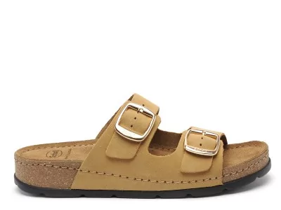 BORA 2 STRAP Beige Mules et Sabots Plats Femme