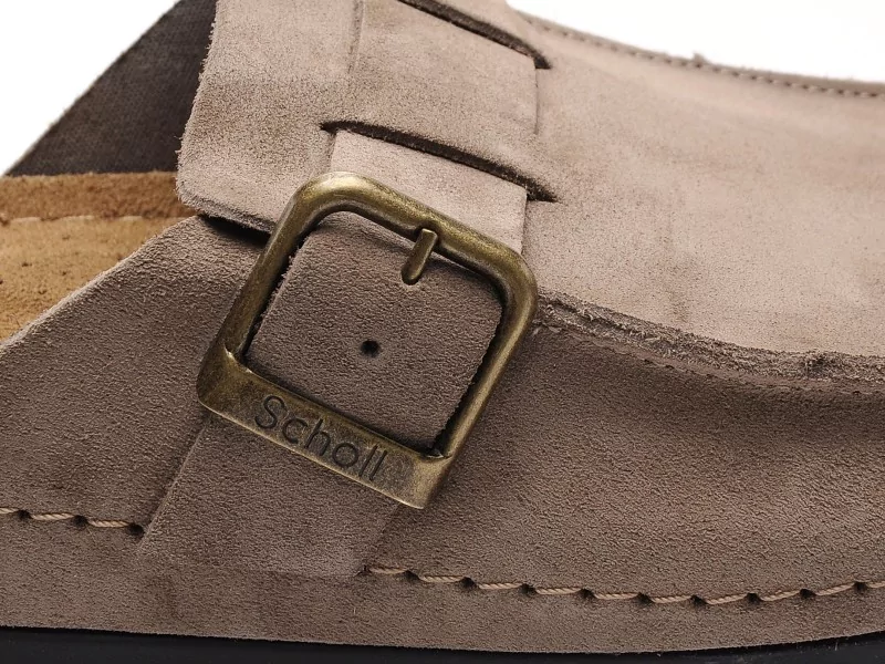 Scholl BORA MOC Beige Mules Homme