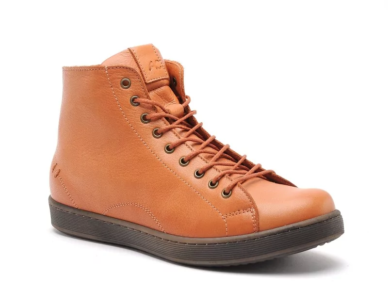 Andrea Conti 0344900 Orange Basket Montante Femme