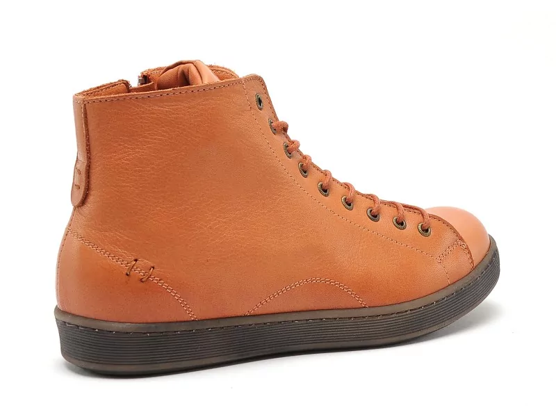 Andrea Conti 0344900 Orange Basket Montante Femme