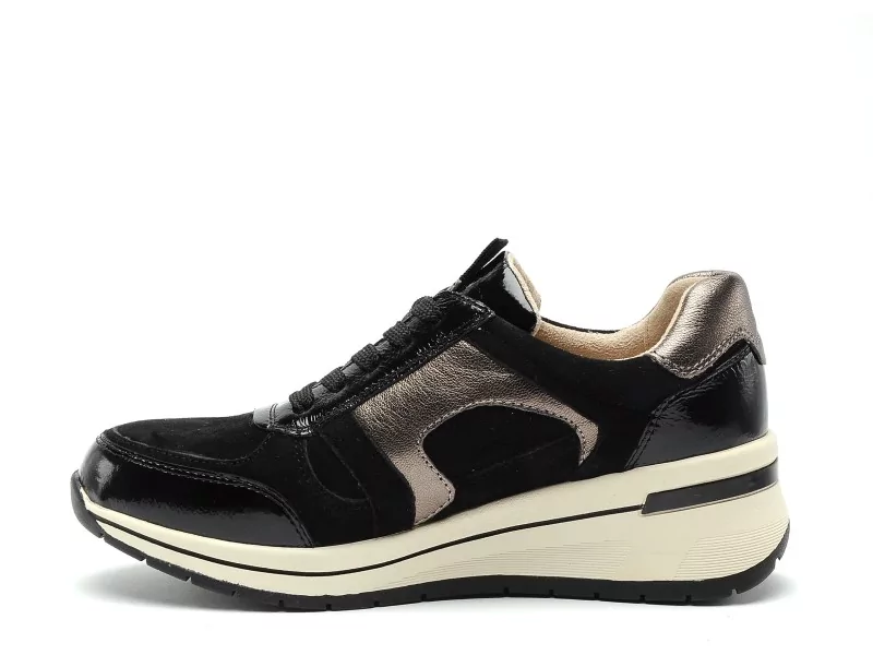 Caprice 23300 44 Noir Baskets Basses Femme