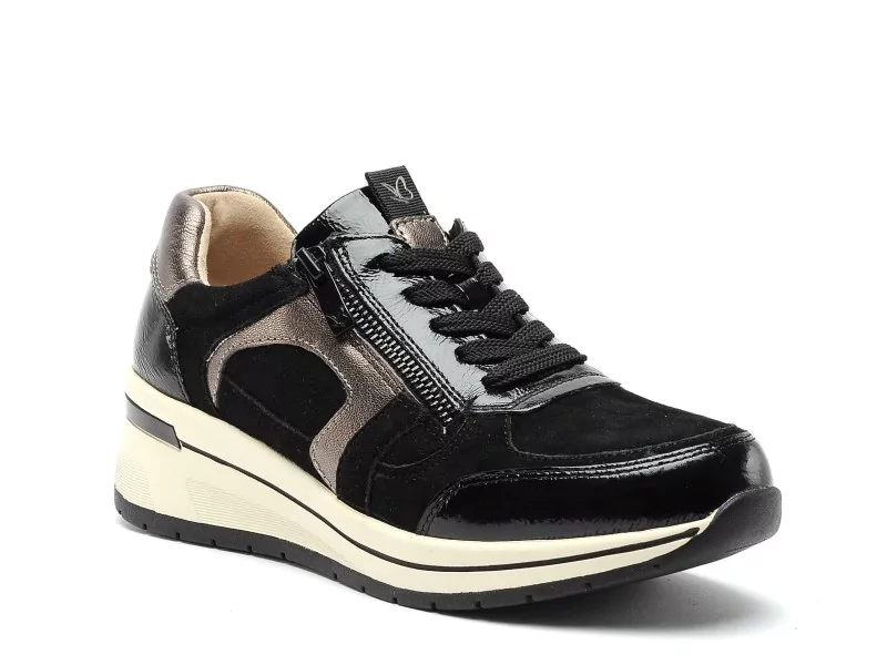 Caprice 23300 44 Noir Baskets Basses Femme