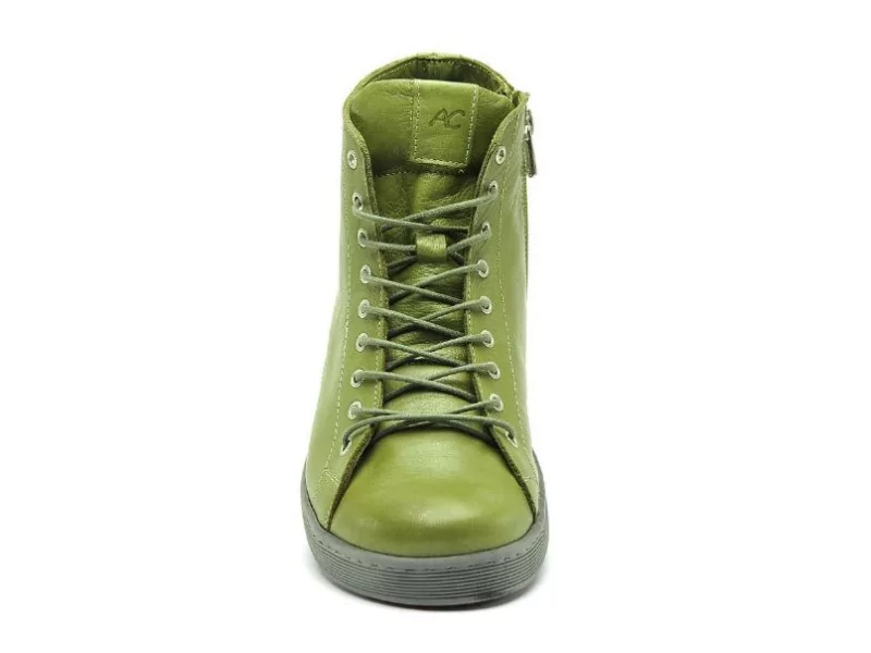 Andrea Conti 0344900 Vert Basket Montante Femme
