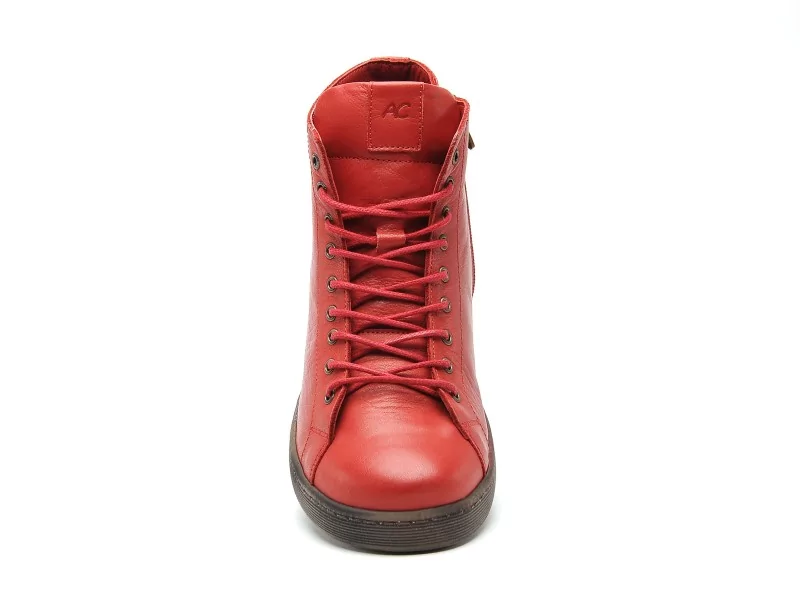 Andrea Conti 0344900 Rouge Basket Montante Femme