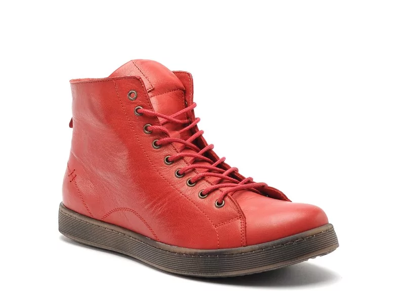 Andrea Conti 0344900 Rouge Basket Montante Femme