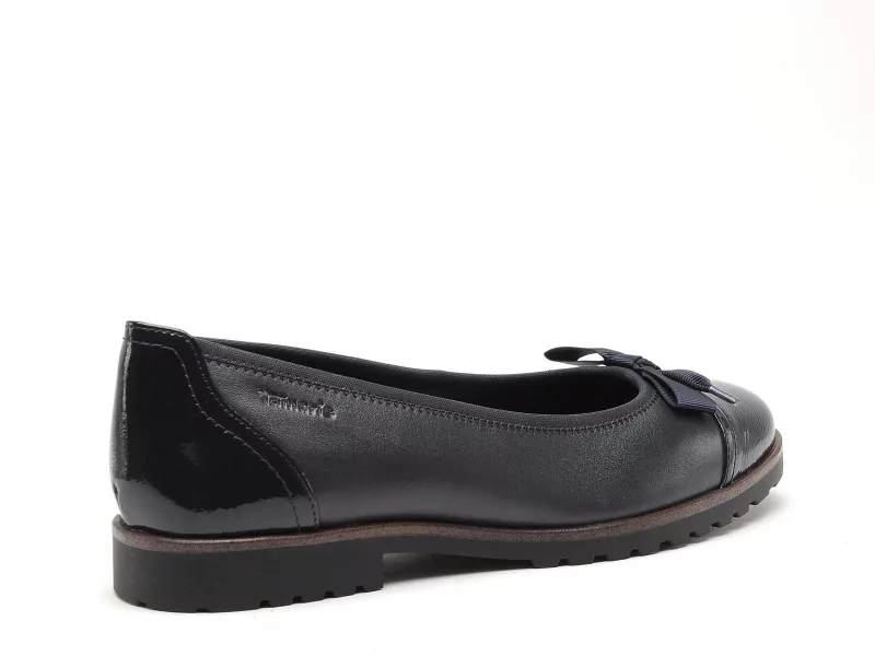 Tamaris 22126 43 Bleu Ballerines Femme