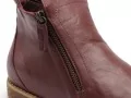 Andrea Conti 0340010 ZIP Bordeaux Boots et Bottines Plates Femme