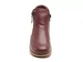 Andrea Conti 0340010 ZIP Bordeaux Boots et Bottines Plates Femme