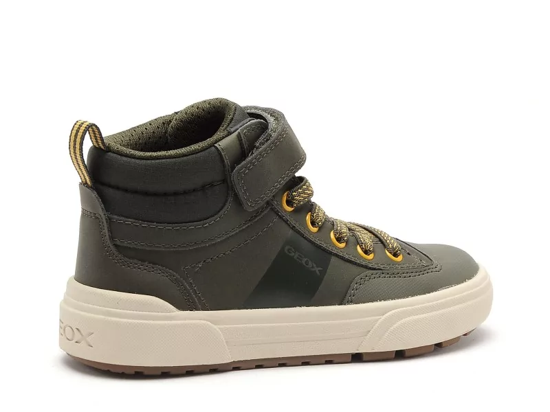 Geox J WEEMBLE BOY A J56HAA Kaki Baskets Montantes Garçon