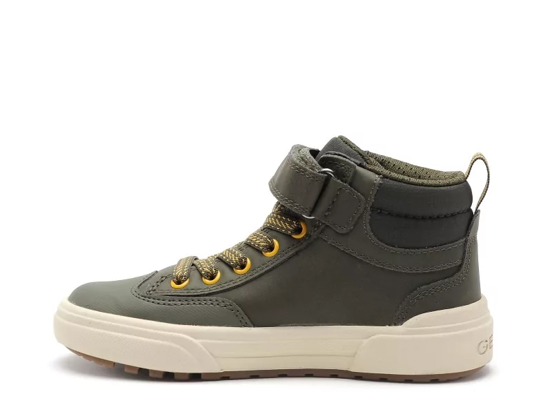 Geox J WEEMBLE BOY A J56HAA Kaki Baskets Montantes Garçon