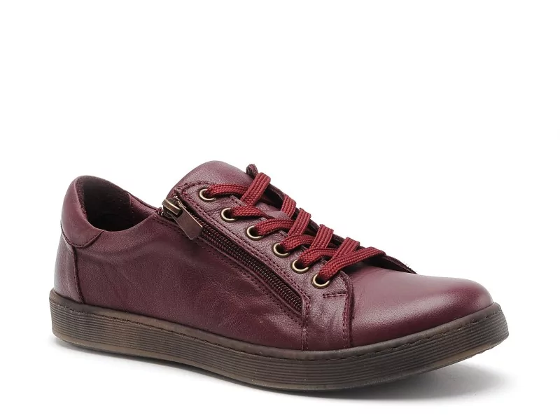 Andrea Conti 0062167 Bordeaux Baskets Basses Femme
