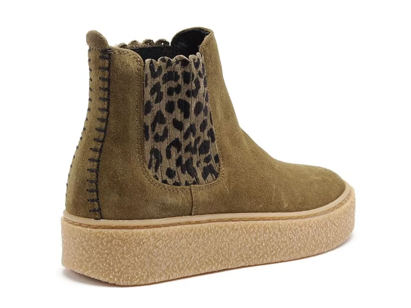 Regard DSAX V3 Kaki Boots et Bottines Plates Femme